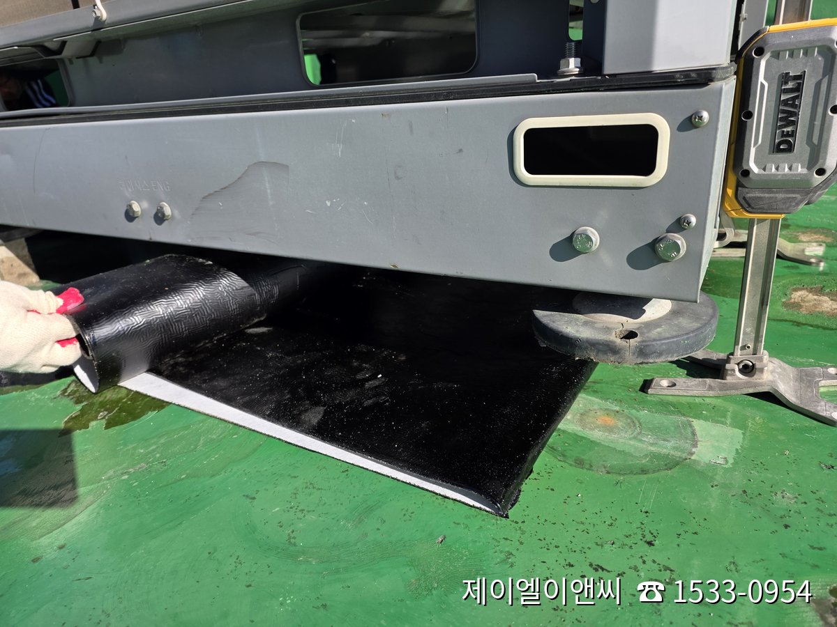 용인 타운 옥상 실외기 하부 방수